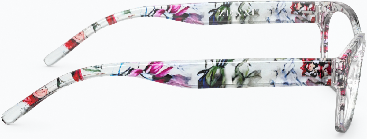 Side view of Rectangle Glasses 2032939 in Floral thumbnail