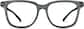 Front view of Square Glasses 2033312 in Ash thumbnail