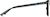 Side view of Square Glasses 2033312 in Ash thumbnail