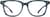 Front view of Square Glasses 2033316 in Slate thumbnail