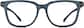 Front view of Square Glasses 2033316 in Slate thumbnail