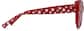 Side view of Square Glasses 2033418 in Red thumbnail