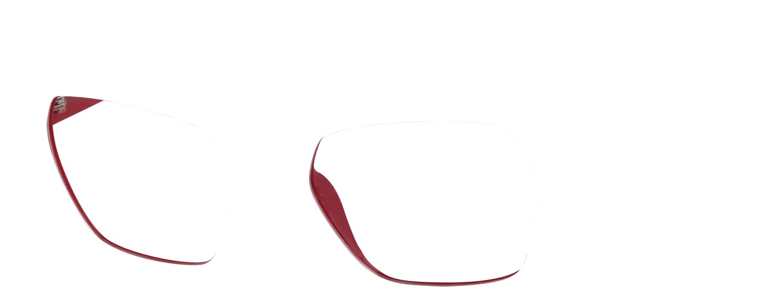 【SQUARELINE】Oa Red Square Glasses #2033418 | Zenni Optical
