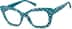 Square Glasses 2033424 in Teal