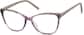 Angle view of Cat-Eye Glasses 2033612 in Grey thumbnail