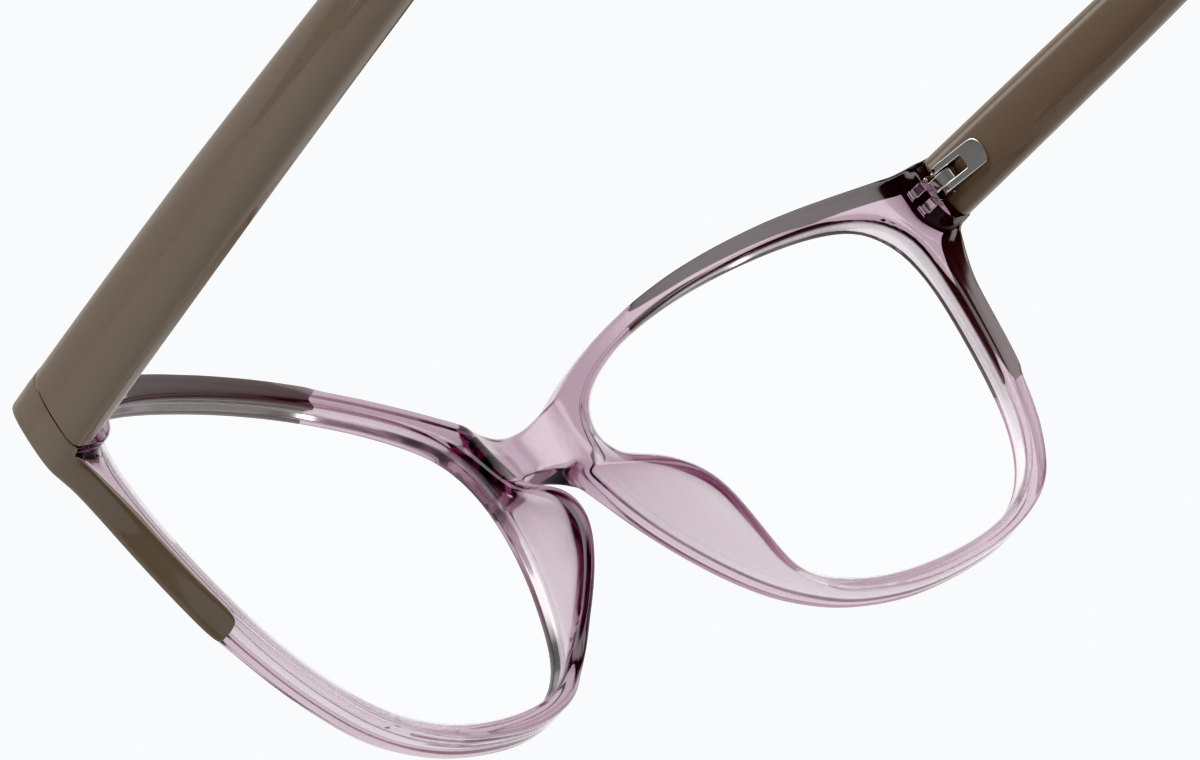 See-through view of Cat-Eye Glasses 2033612 in Grey thumbnail