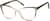 Angle view of Cat-Eye Glasses 2033615 in Brown thumbnail