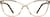 Front view of Cat-Eye Glasses 2033615 in Brown thumbnail