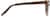 Side view of Cat-Eye Glasses 2033615 in Brown thumbnail