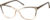 Angle view of Cat-Eye Glasses 2033615 in Brown thumbnail