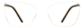 Front view of Cat-Eye Glasses 2033615 in Brown thumbnail