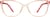 Front view of Cat-Eye Glasses 2033618 in Red thumbnail