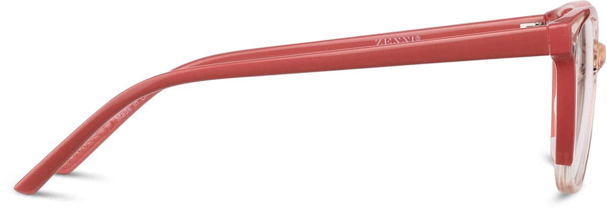 Side view of Cat-Eye Glasses 2033618 in Red