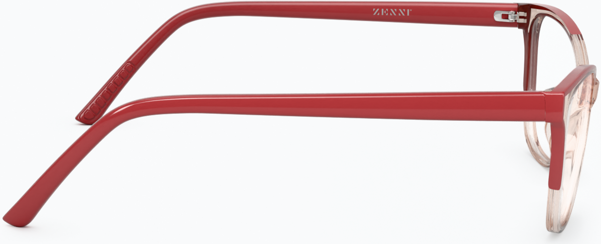 Side view of Cat-Eye Glasses 2033618 in Red thumbnail