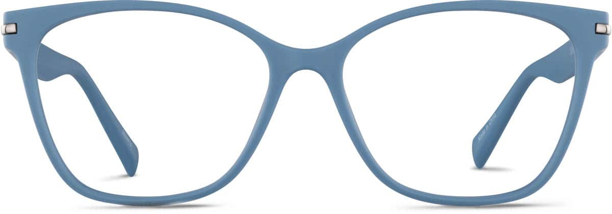 Front view of Square Glasses 2034416 in Blue