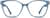 Front view of Square Glasses 2034416 in Blue thumbnail