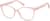 Angle view of Square Glasses 2034419 in Pink thumbnail