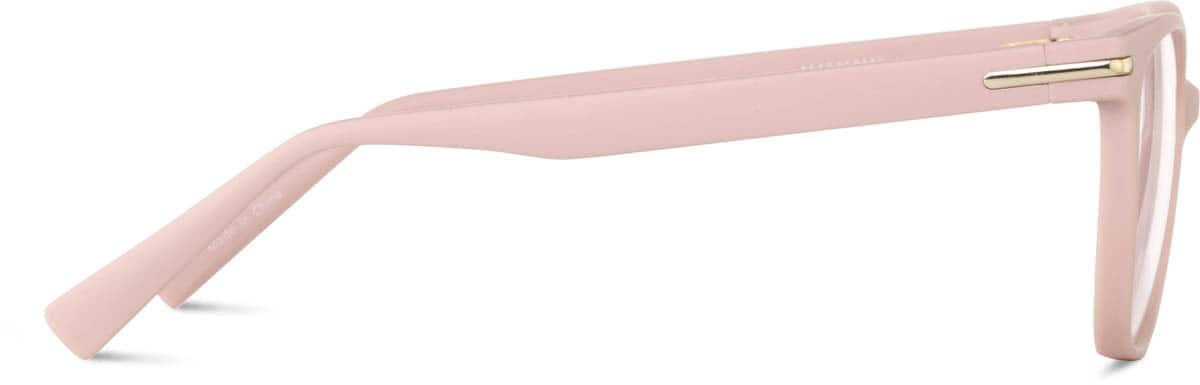 Side view of Square Glasses 2034419 in Pink