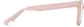 Side view of Square Glasses 2034419 in Pink thumbnail