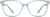Front view of Square Glasses 2034424 in Green thumbnail
