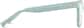 Side view of Square Glasses 2034424 in Green thumbnail