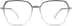 Geometric Glasses 2034612 in Gray Glitter