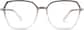 Front view of Geometric Glasses 2034612 in Gray Glitter thumbnail