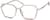 Angle view of Geometric Glasses 2034617 in Mulberry thumbnail