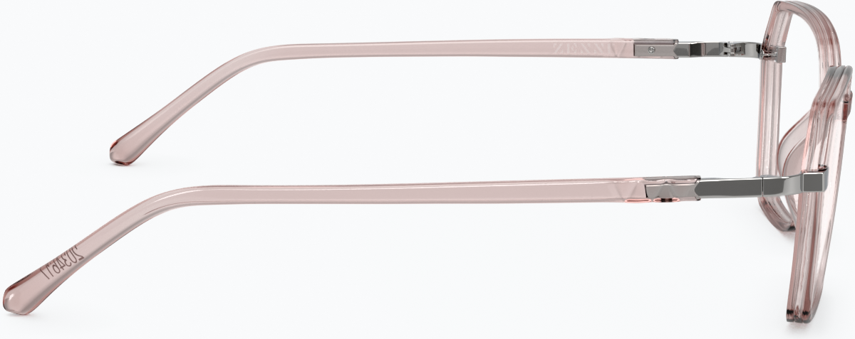 Side view of Geometric Glasses 2034617 in Mulberry thumbnail