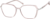 Angle view of Geometric Glasses 2034617 in Mulberry thumbnail