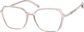 Angle view of Geometric Glasses 2034617 in Mulberry thumbnail