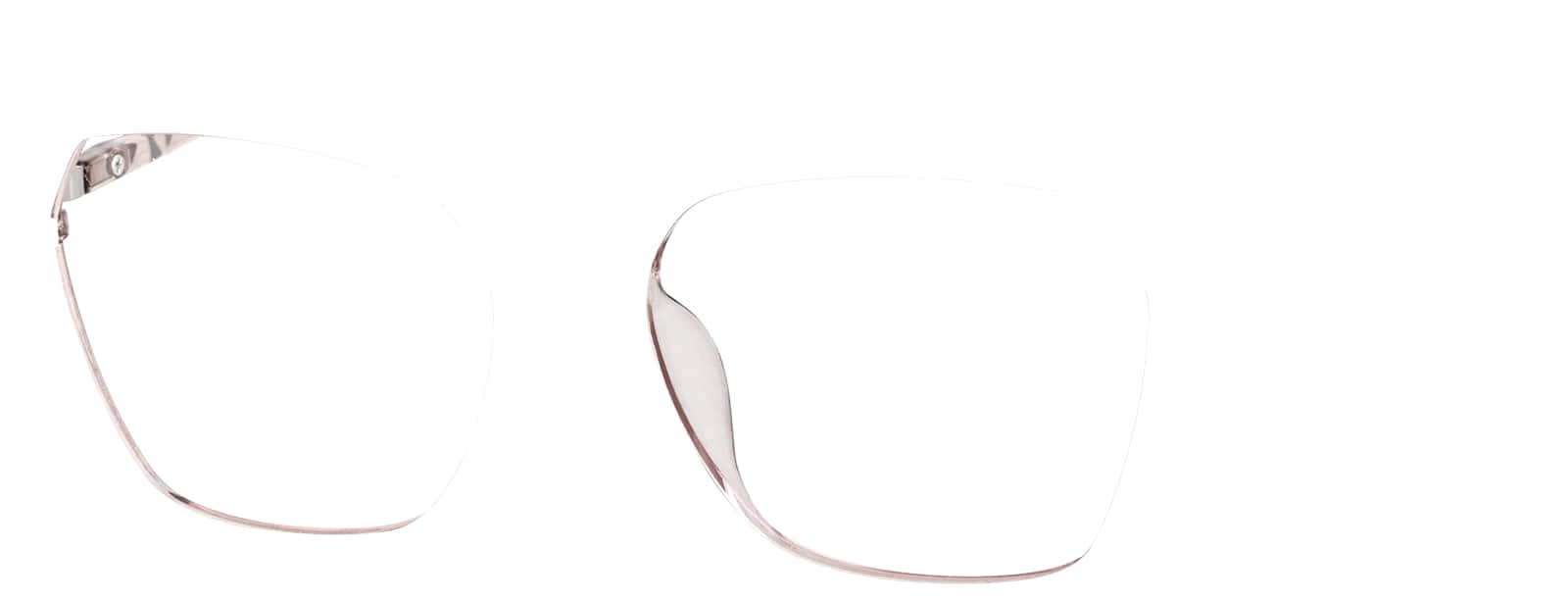 Angle view of Geometric Glasses 2034617 in Mulberry