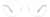 Front view of Geometric Glasses 2034617 in Mulberry thumbnail