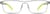 Front view of Rectangle Glasses 2035012 in Grey thumbnail