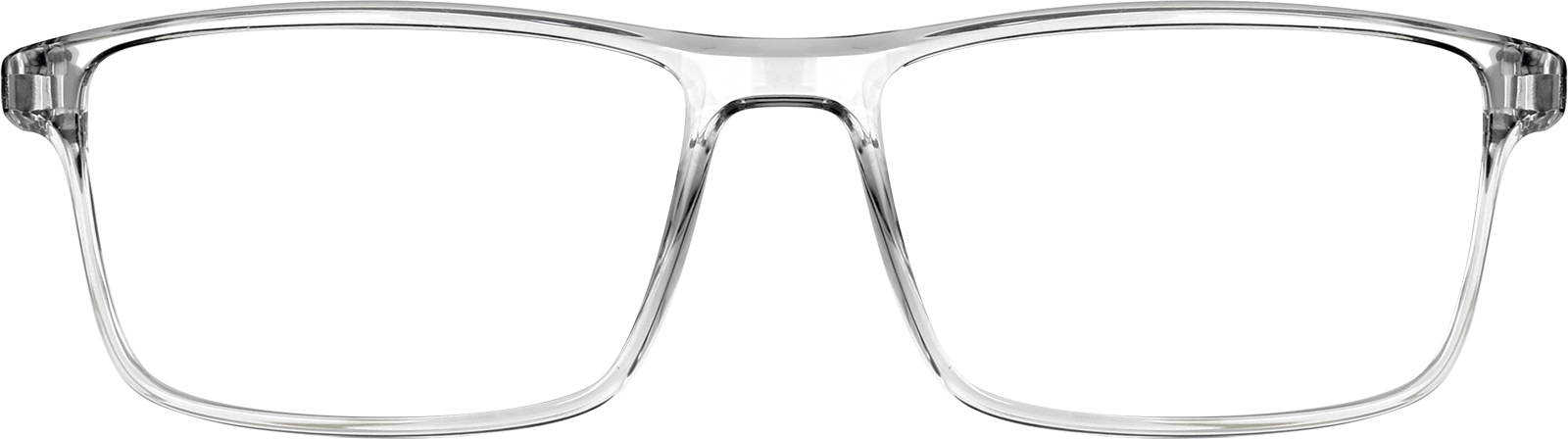 Black Rectangle Glasses #2035021 | Zenni Optical Canada