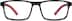 Rectangle Glasses 2035021 in Black