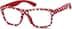 Kids' Square Glasses 2035118 in Red
