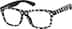 Kids' Square Glasses 2035121 in Black