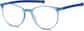 Angle view of Kids' Round Adjustable Glasses 2035416 in Blue thumbnail