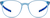 Front view of Kids' Round Adjustable Glasses 2035416 in Blue thumbnail
