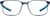 Front view of Kids' Rectangle Adjustable Glasses 2035612 in Gray thumbnail
