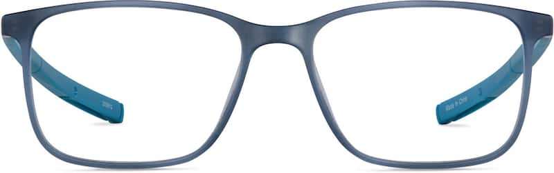 Gray Kids' Rectangle Adjustable Glasses