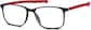 Angle view of Kids' Square Adjustable Glasses 2035621 in Black thumbnail