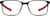 Front view of Kids' Rectangle Adjustable Glasses 2035621 in Black thumbnail