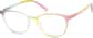 Angle view of Round Glasses 2035739 in Rainbow thumbnail
