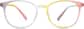Front view of Round Glasses 2035739 in Rainbow thumbnail