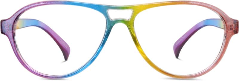Rainbow Aviator Glasses
