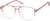 Angle view of Aviator Glasses 2036119 in Pink thumbnail