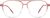 Front view of Aviator Glasses 2036119 in Pink thumbnail