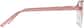 Side view of Aviator Glasses 2036119 in Pink thumbnail